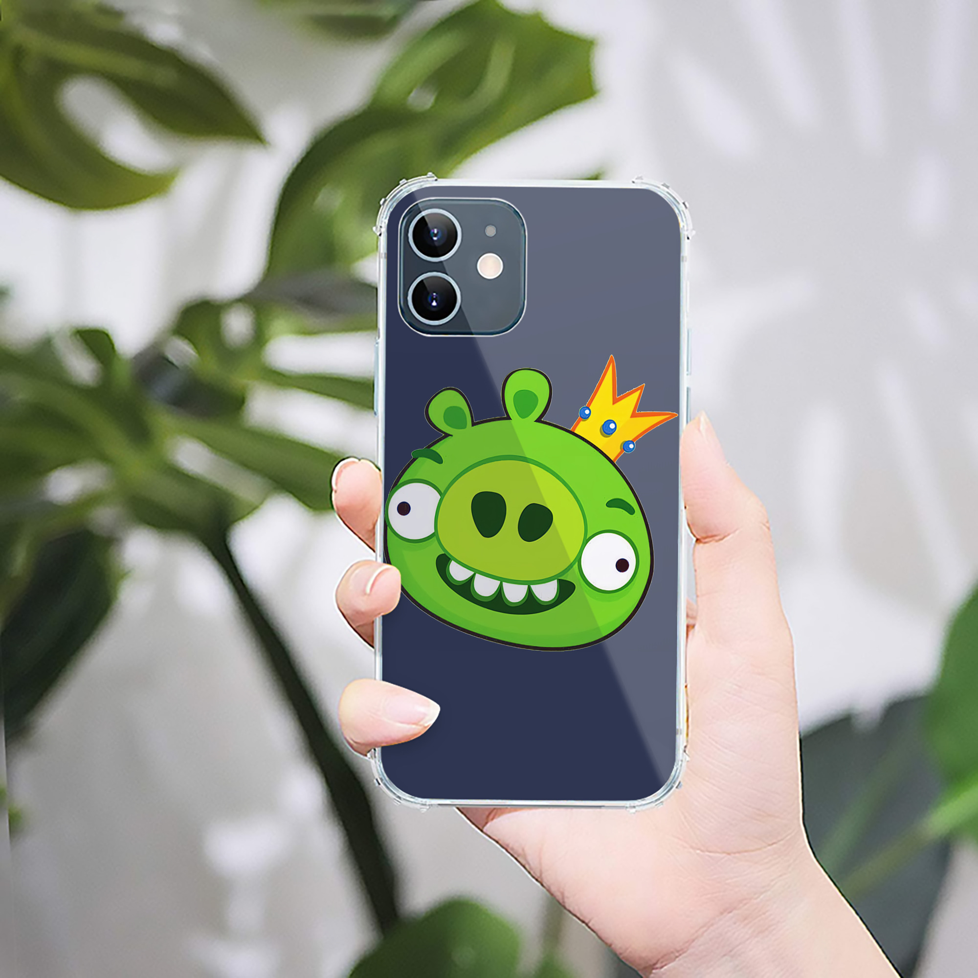 （画像用） Angry Birds アングリーバード 【iPhone 12シリーズ対応】透明スマホケース（クリアソフトケース）